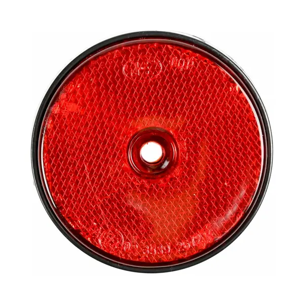 Benson Ronde Reflector Met Schroefbevestiging - 60 Mm - Rood - E4-gekeurd thumbnail