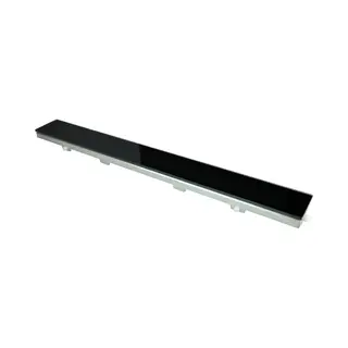 Wiesbaden CityLine TopDesign Glasrooster Zwart Voor Douchegoot - Lengte, 60 Cm