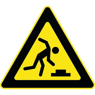 15 Stickers Van 5 Cm | Waarschuwing Struikel Gevaar Stickers | Struikelgevaar