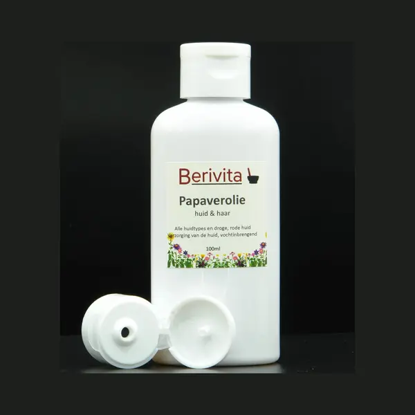 Berivita Papaverolie Puur 100ml - Onbewerkte Papaver Olie Voor Huid En Haren thumbnail