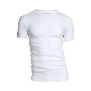 Garage Basic T-Shirt Weiss V-Hals - Größe Xl