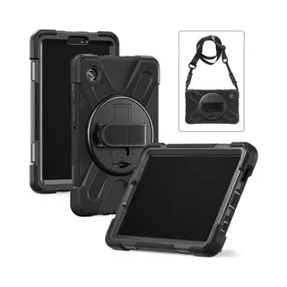 Xccess Tablethoes Geschikt Voor Apple IPad Mini 7 (2024) Hardcase Backcover | Xccess Survivor All-round + Schouderband | Schokbestendig IPad Mini 7
