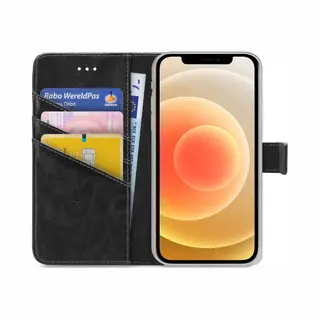 My Style Telefoonhoesje Geschikt Voor Apple IPhone 12 Hoesje | My Style Flex Wallet Bookcase Portemonnee | Pasjeshouder Voor 3 Pasjes | Telefoonhoesje
