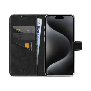 My Style Telefoonhoesje Geschikt Voor Apple IPhone 15 Pro Hoesje | My Style Flex Wallet Bookcase Portemonnee | Pasjeshouder Voor 3 Pasjes |