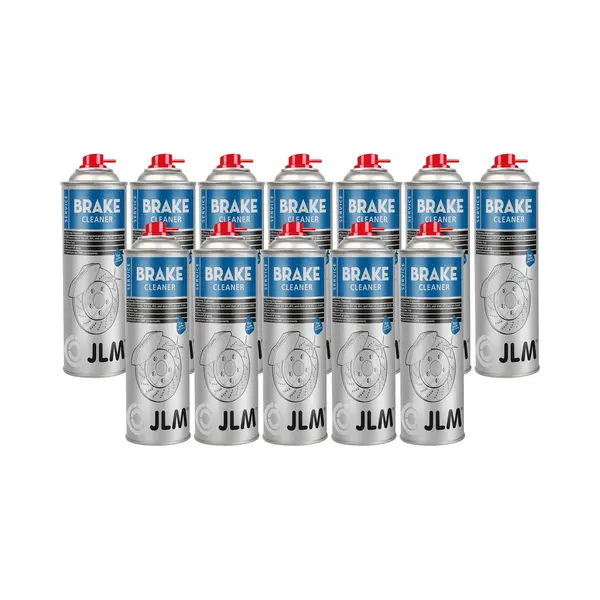 Jlm Bremsenreiniger Spray - Effektive Reinigung Von Schmutz, Öl Und Bremsstaub Von Bremsscheiben, Bremsbelägen & Kupplungsteilen - 12 X 500ml thumbnail
