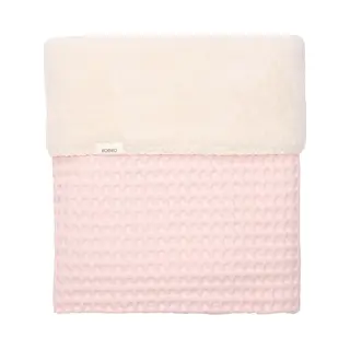 Deken Babybedje Koeka Wafel/Oslo Teddy Cotton Candy