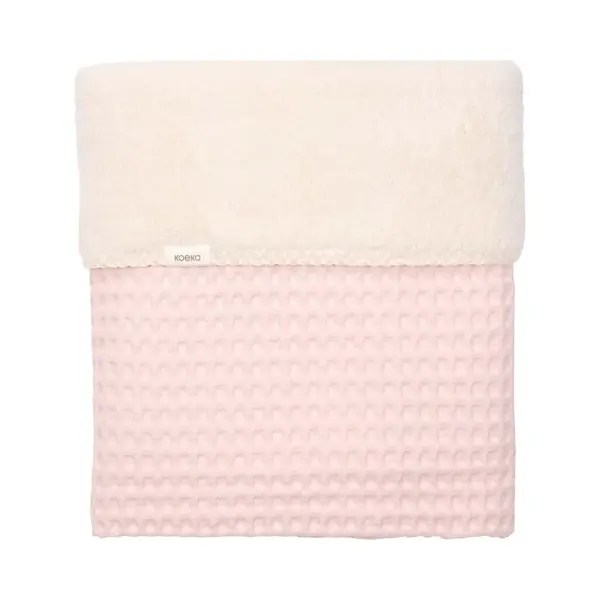 Deken Babybedje Koeka Wafel/Oslo Teddy Cotton Candy thumbnail