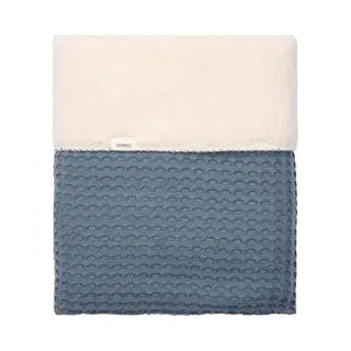 Deken Babybedje Koeka Wafel/Oslo Teddy Bluestone