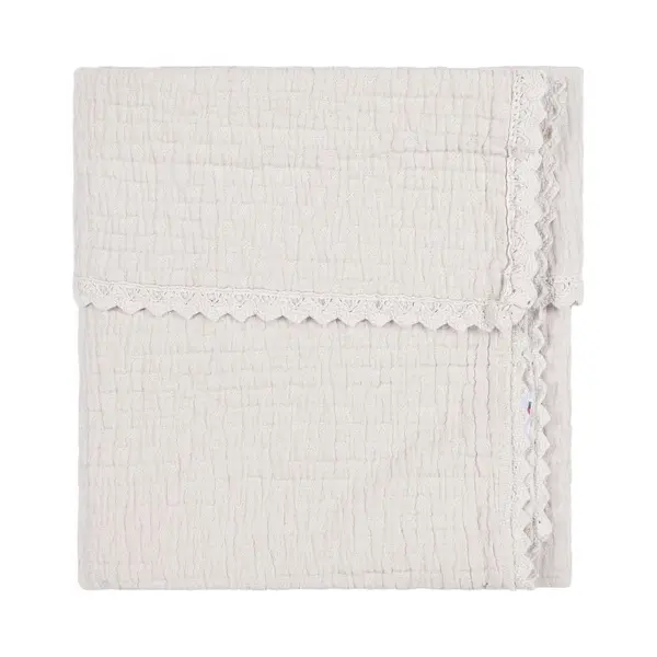 Koeka Elba Ledikantdeken Lace - 100 X 150 Cm - Stone thumbnail