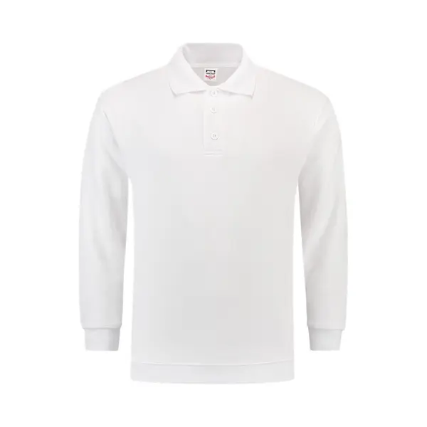 Tricorp Polosweater Boord - Casual - 301005 - Wit - Maat M thumbnail