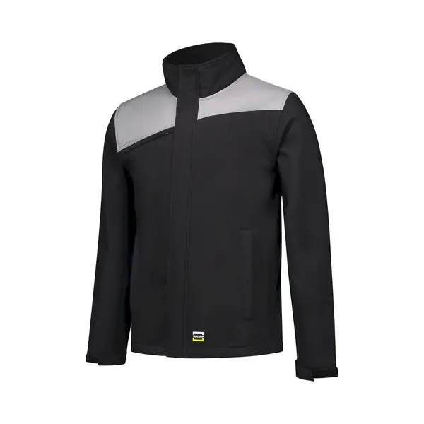 Tricorp, Werkjas, Softshell Bicolor -Nähte 402021 - Männer - Schwarz/Orange - S (S) thumbnail