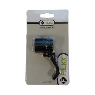 Falkx Kleine Led-koplamp - Compact - Superhelder - Inclusief Beugel En Batterijen - Zwart