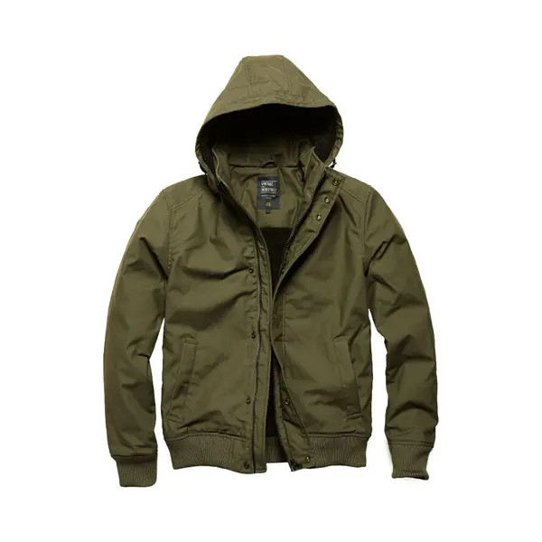 Vintage Industries Hudson Jacket Dark Olive thumbnail