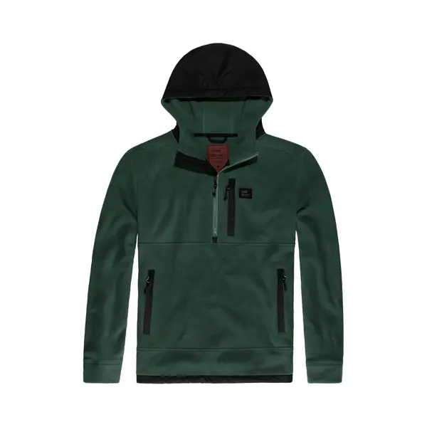 Vintage Industries Fleecepullover Vinson Hollow Fibre Fleece Fir Green-L thumbnail