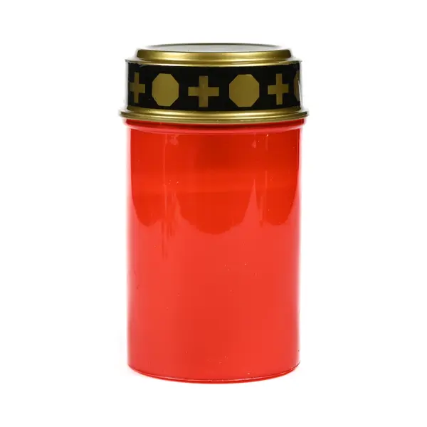 Benson Grafkaars/gedenklicht - Led Licht - Rood - Waterbestendig - Op Batterijen - D6, 5 X H12 Cm thumbnail