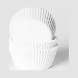 House Of Marie Mini Cupcake Vormpjes Wit - Pk/500