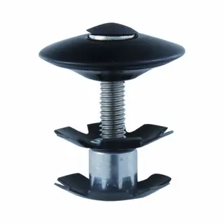 Balhoofdplug M-Wave 1-1/8" - Zwart
