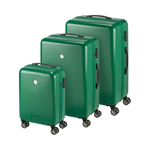 Princess Traveller I'm Green Atlantic - Reiskoffer - Set - Groen - Sml Driedelig thumbnail