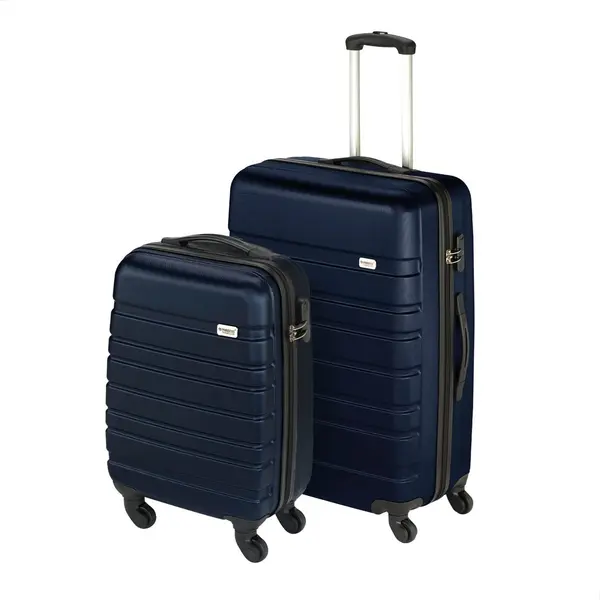Princess Traveller Singapore - Kofferset 2-delig - Donkerblauw - Abs - Handbagage Koffer 34L Met Grote Reiskoffer 84L thumbnail