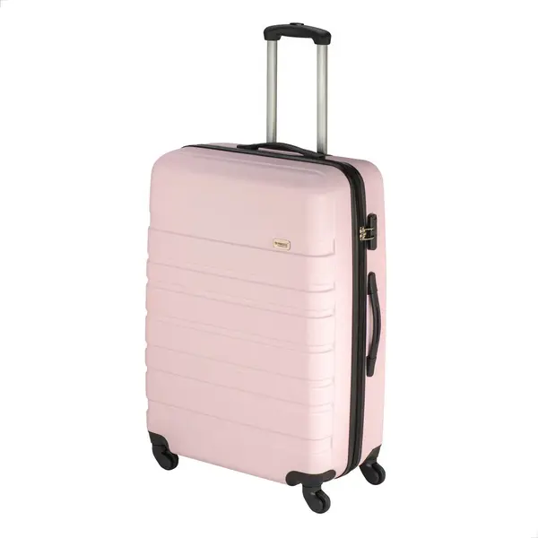 Princess Traveller Singapore - Reiskoffer - Abs - Licht Roze - 78cm thumbnail