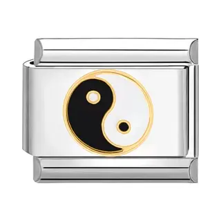 Quiges Jewellery Italian Charm Link For 9mm Charms Bracelet
