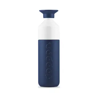 Dopper Insulated 580ml Thermosflasche Breaker Blue - Doppelwandig, Auslaufsicher, Hält 24h Kalt/9h Heiß - Edelstahl Trinkflasche - Thermobecher -