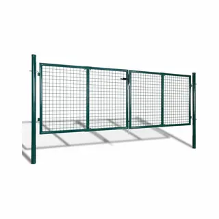 VidaXL - Hekpoort - Staal - 300x125 - Cm - Groen