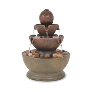 Zimmerbrunnen Mit Pumpe Polyresin Vidaxl