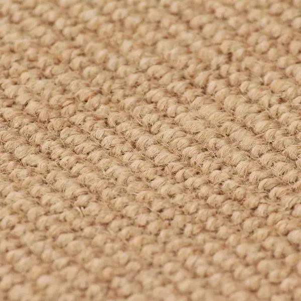 VidaXL Area Rug Jute With Latex Backing 160x230cm Natural Floor Carpet Mat thumbnail