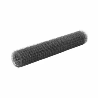 Drahtzaun Stahl Mit Pvc-beschichtung 10x1 M Grau Vidaxl