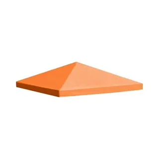 Pavillondach 310 G/m² 3x3 M Orange Vidaxl