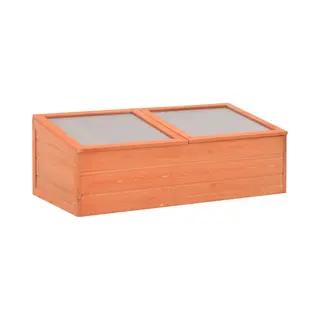 Frühbeet Holz 100x50x34 Cm - Vidaxl