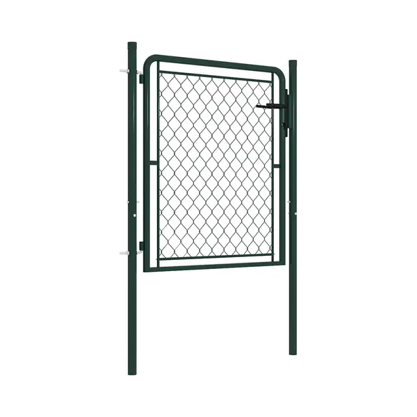 VidaXL - Tuinpoort - Staal - 100x75 - Cm - Groen thumbnail