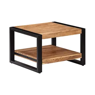VidaXL Salontafel 60x60x40 Cm Massief Acaciahout