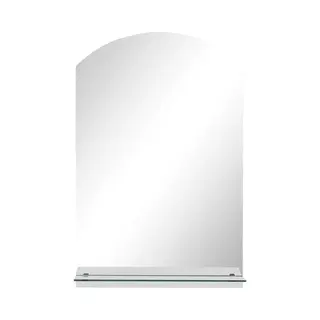 Vidaxl Wandspiegel Mit Regal 40×60 Cm Hartglas