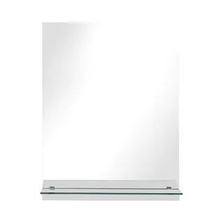 Wandspiegel Mit Regal 20×40 Cm Hartglas Vidaxl840076