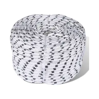 VidaXL Boottouw Polyester Gevlochten 6mmx50m