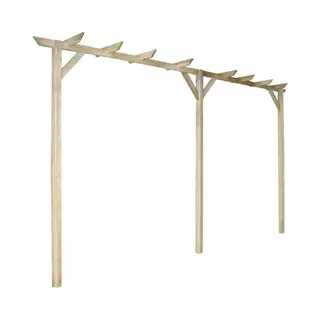 VidaXL Kiefernholz Imprägniert Pergola Rosenbogen Rankhilfe Holzbogen Spalier