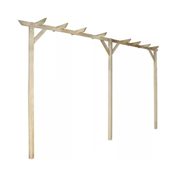 VidaXL Kiefernholz Imprägniert Pergola Rosenbogen Rankhilfe Holzbogen Spalier thumbnail