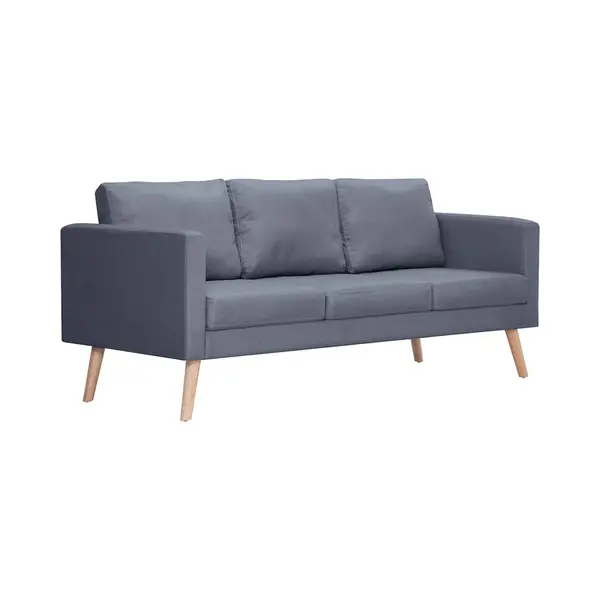 VidaXL 242221 Sofa 3 Sitzplätze Grau thumbnail