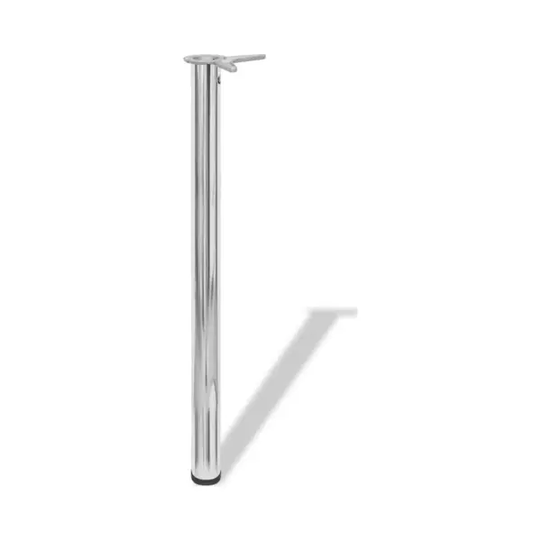 VidaXL 4x Höhenverstellbares Tischbein Tischbeine Chrom 870 Mm thumbnail