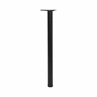 4 Höhenverstellbare Tischbeine Schwarz 870 Mm Vidaxl