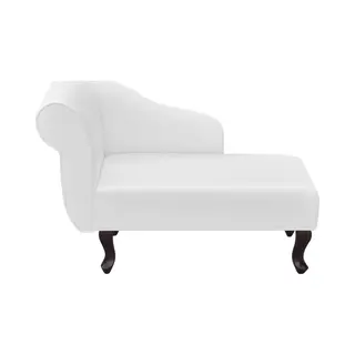 VidaXL Chaiselongue Weiß Kunstleder