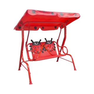 VidaXL - Kinderschommelstoel - Rood