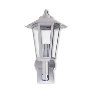 Vidaxl - Außenwandlampe Laterne Aufrecht Edelstahl Mit Bewegungssenor