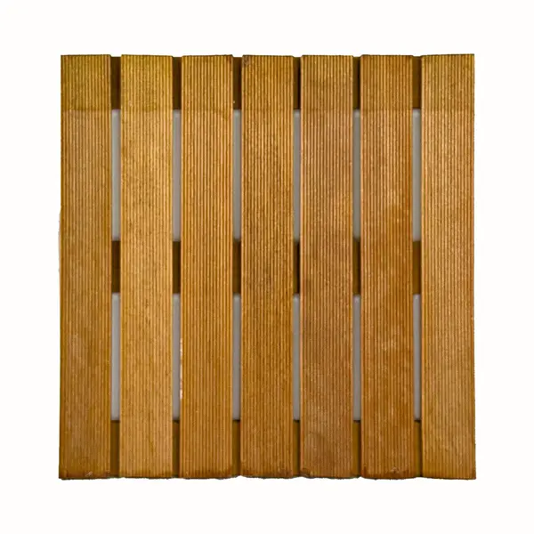 Terrassenfliesen Holzfliesen Bangkirai Hartholz 50x50cm thumbnail