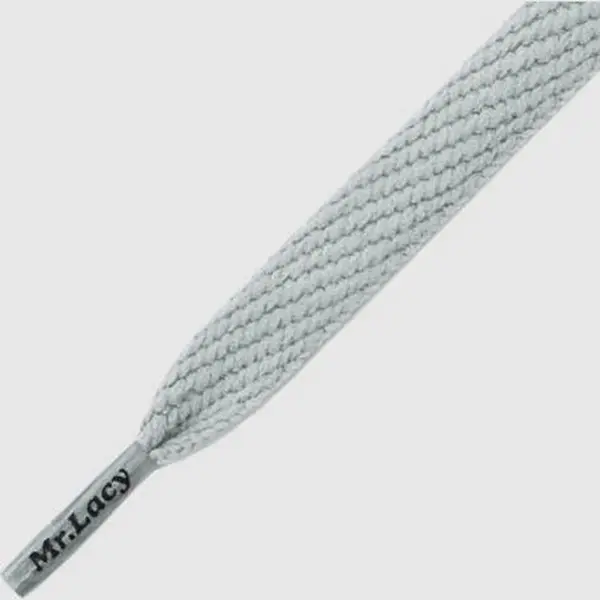 Schoenveters Mr. Lacy Flatties Licht Grijs 130 Cm thumbnail