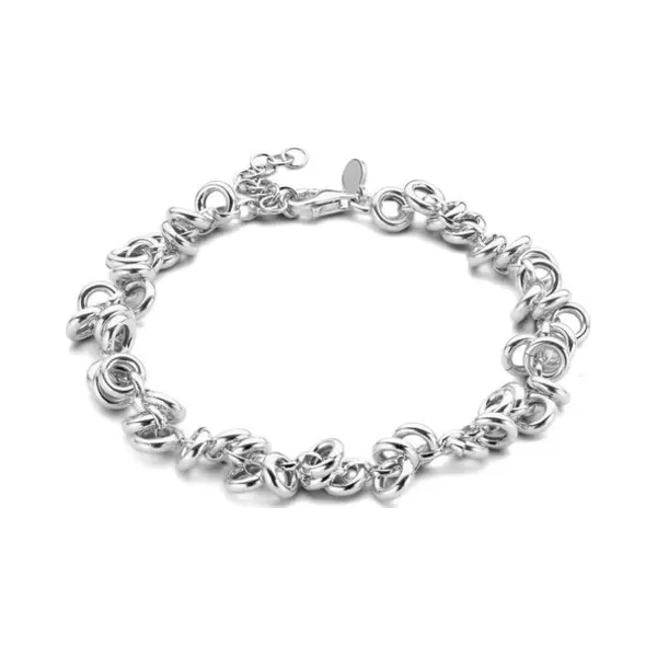 Casa Jewelry Armband Jada Zilver Van 17 Cm Met 3 Cm Verlengketting thumbnail