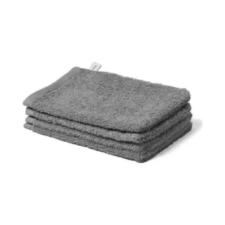 Yumeko Washandjes Terry Donkergrijs 15x22 - 4 St