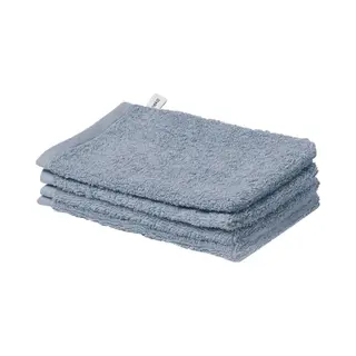 Yumeko Washandjes Terry Faded Blauw 15x22 - 4 St
